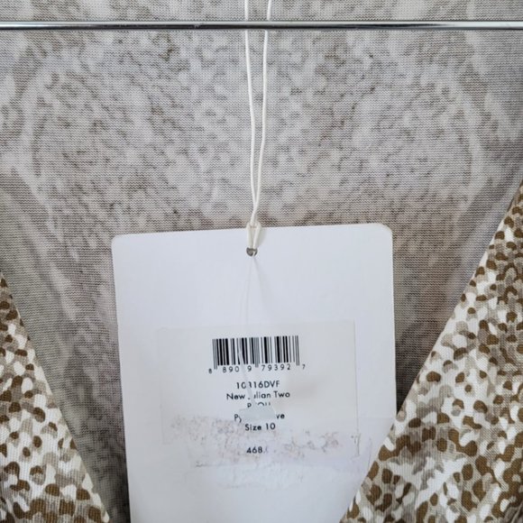 NWT Diane Von Furstendberg snakeskin dress - Picture 3 of 4